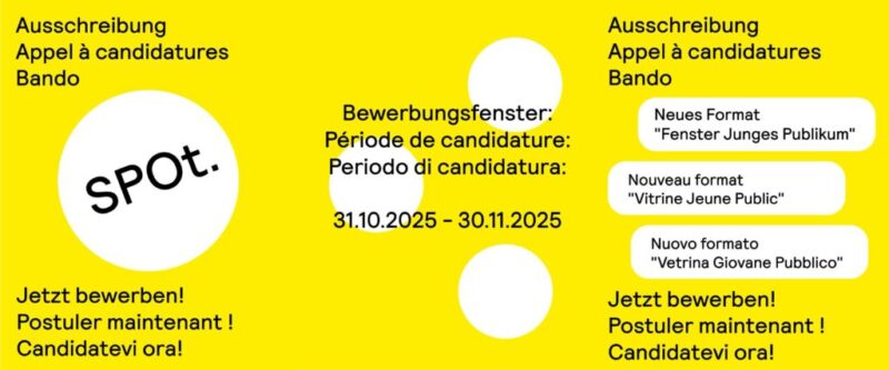 Appel à candidature spectacles jeune public